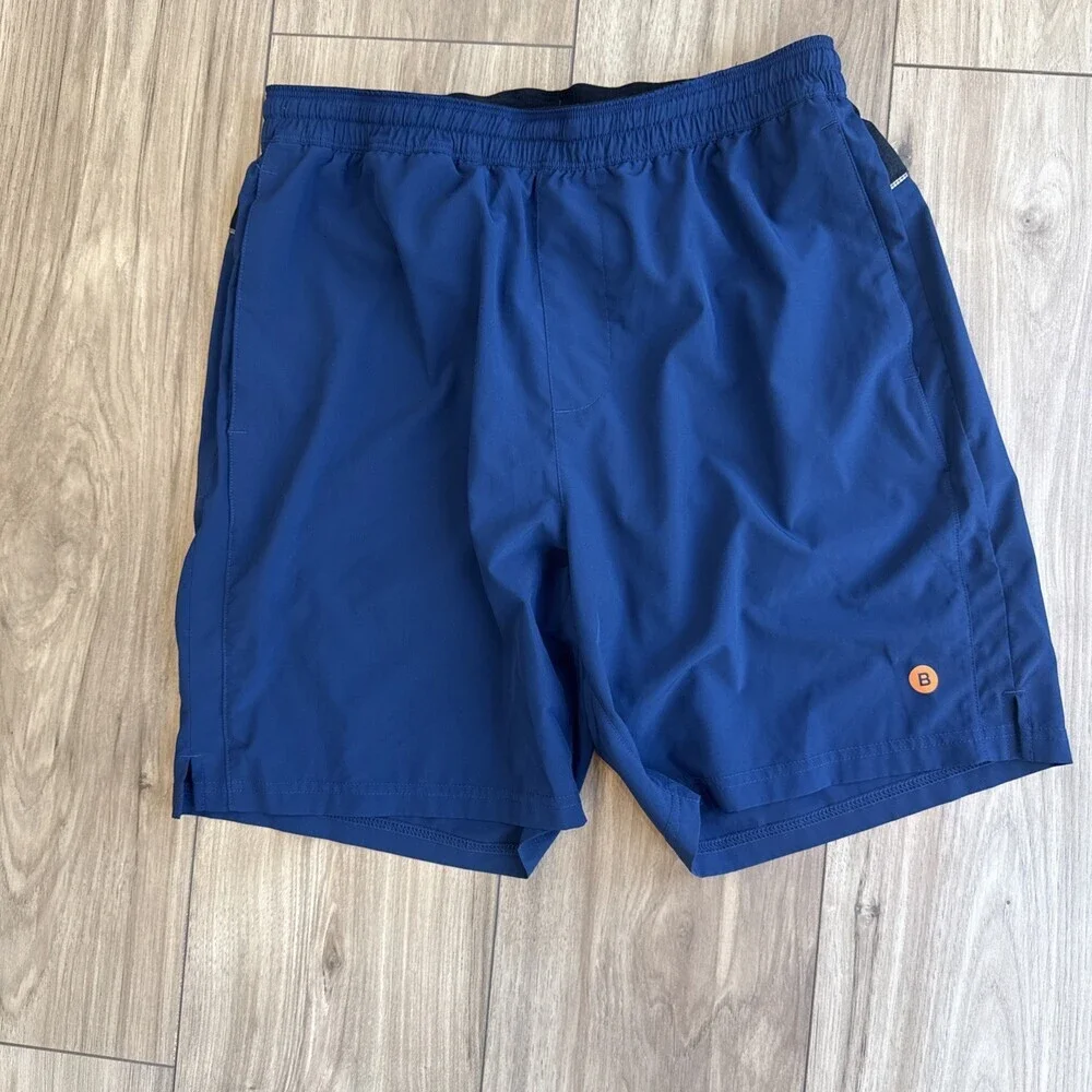Bonobos Shorts Mens Size 32 Dark Blue Nylon Drawstring Linerless 7